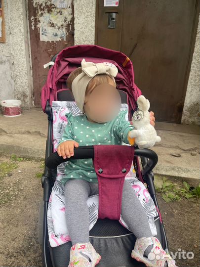 Коляска прогулочная + лыжи