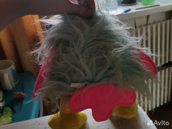 Плюшевая ворона времен СССР, сделано в Беларуси