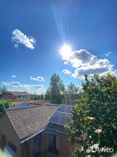 Гибридная солнечная электростанция 380В 3 фазы