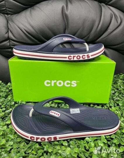 Шлепанцы сланцы Crocs baysband flip тапки