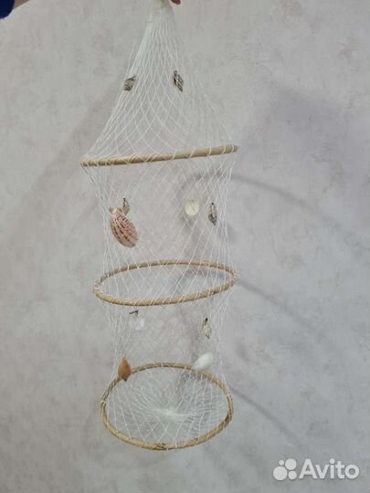 Декоративная сетка - морская тематика