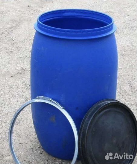 Бочка пластиковая пищевая 227 литров