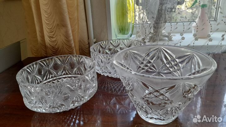 Хрустальная салатница
