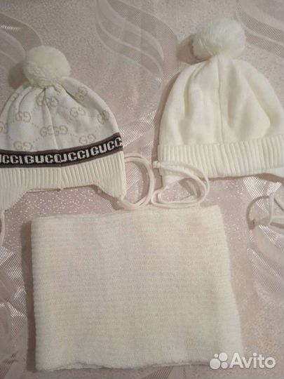 Комплект шапка и шарф