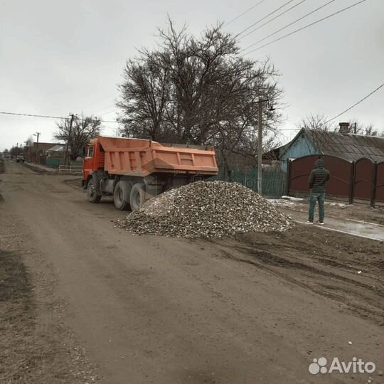 Щебень гравийный под подушку