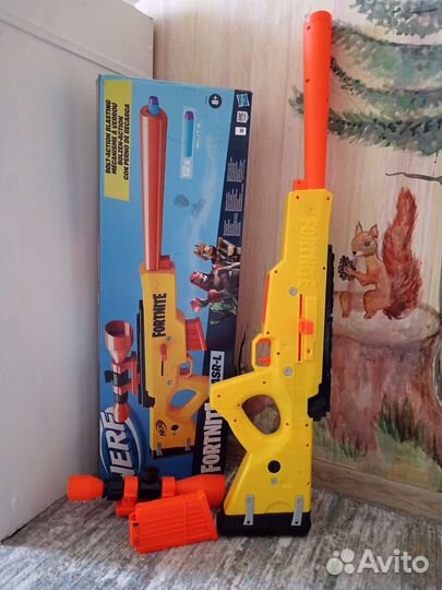Игрушка ружьё Nerf Fortnite