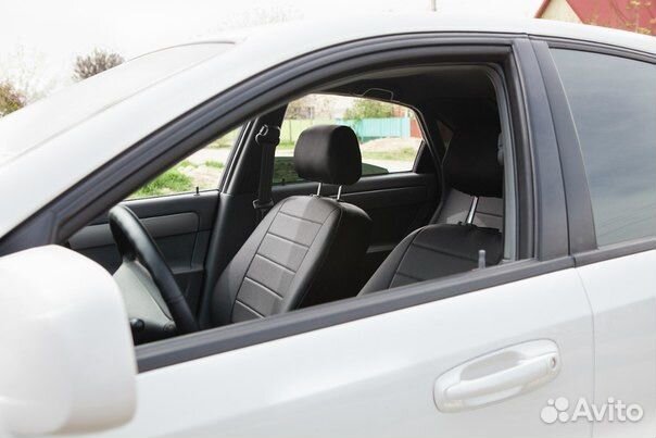 Чехлы из экокожи черный+черный в авто 5 мест