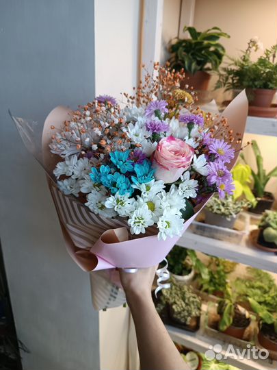 Букет из Хризантемы. Сборный