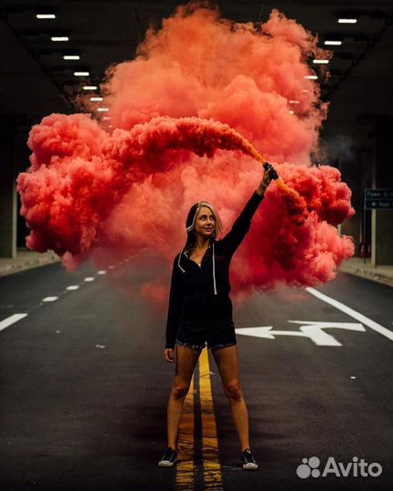 Цветный дым