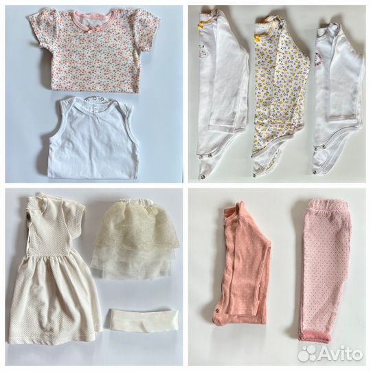 Пакет вещей для девочки 80-86