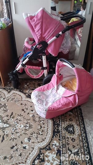Прогулочная коляска зимняя бу