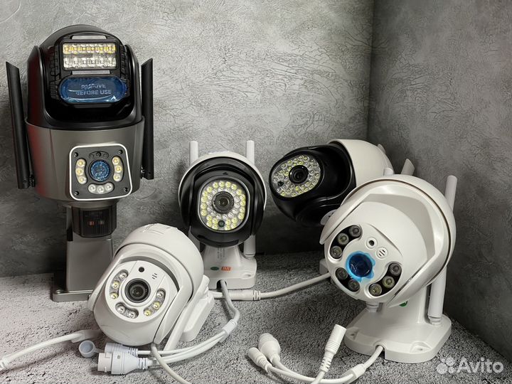 Умная 4G камера видеонаблюдения уличная, Wi-Fi