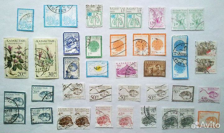 Марки почтовые Казахстан