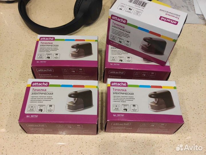 Точилка электрическая для карандашей новые 2