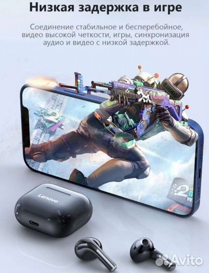 Беспроводные наушники lenovo lp40