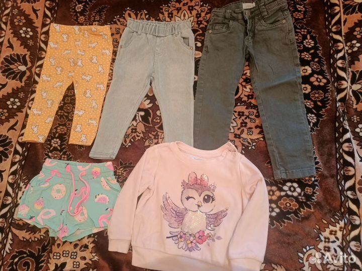 Одежда для девочки пакетом 86 92