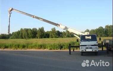 Услуги ямобура, автовышки, автоэкскаватора