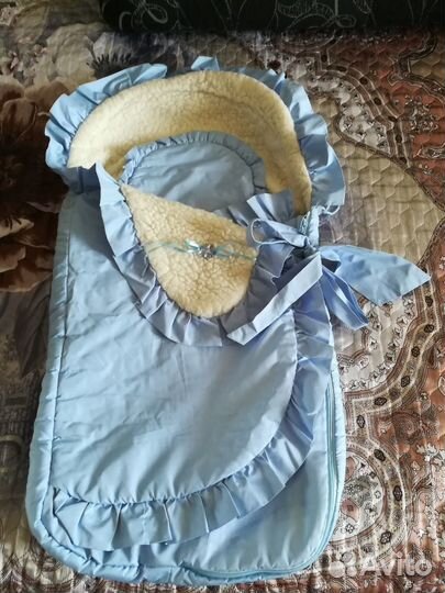 Продам меховой конверт