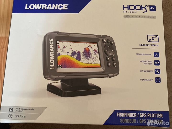 Эхолот lowrance hook 2 4x gps