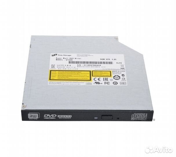 Оптический привод DVD-ROM LG DTC2N, черный OEM