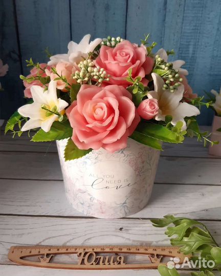 Букет из мыла