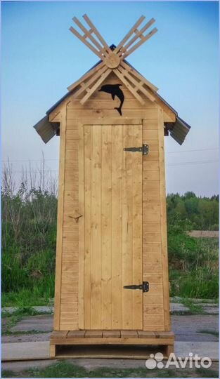 Дачный туалет деревянный дхм 931