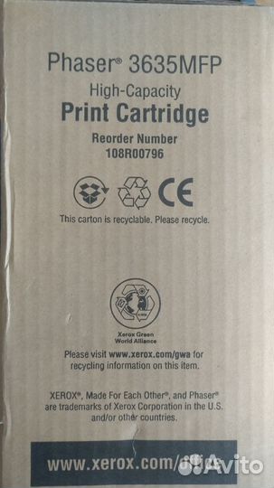 Картридж Xerox phaser 3635mfp
