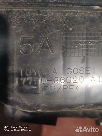 Воздуховод воздушного фильтра Toyota Camry XV50/55