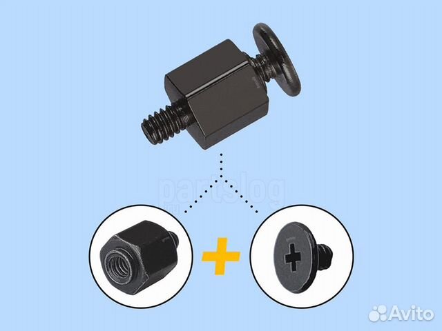 Стойка и винт крепления M.2 SSD накопителей для as