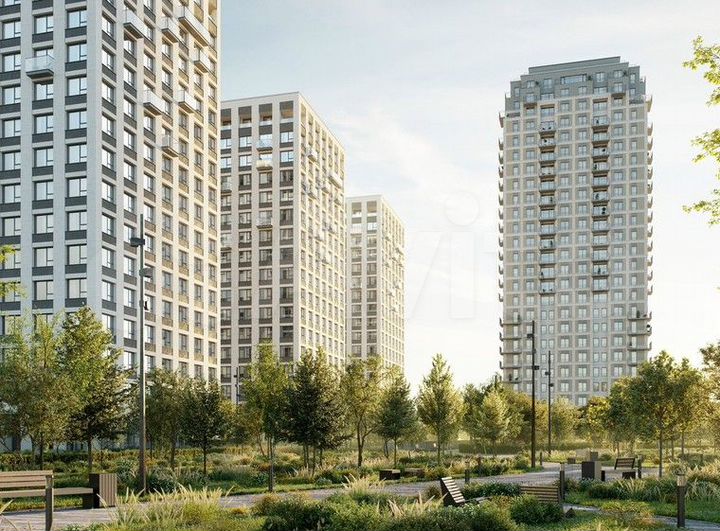 2-к. квартира, 65,4 м², 3/25 эт.