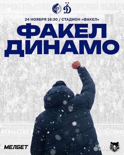 Билеты факел динамо