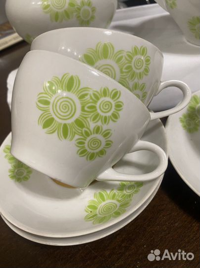 Чайные пары редкие винтаж молочник чайник Сахарн