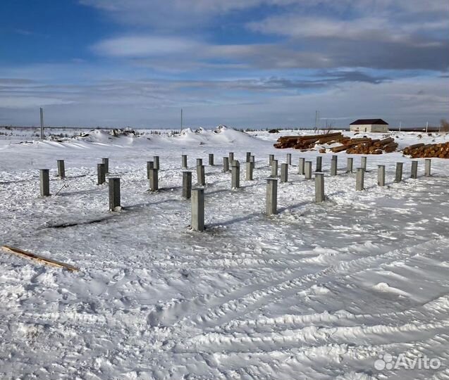 Забивные жб сваи. Монтаж