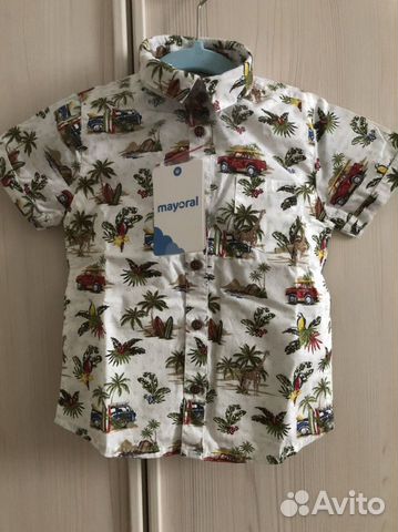 Рубашка Mayoral (новая) 92р
