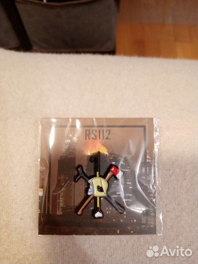 Значок Пожарный крест 2023 RS112