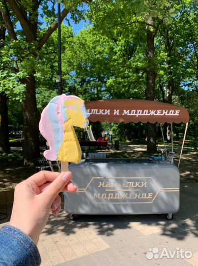 Аренда Тележки Ретро Торговая Мороженое