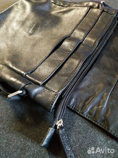 Мужская кожаная сумка через плечо
