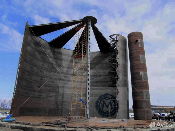 Резервуар от завода 25 м3 и более. рвс