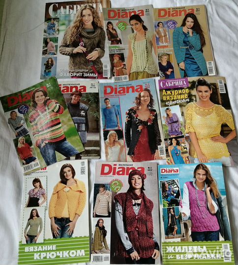 Журналы для рукоделия по вязанию крючком и спицами