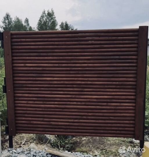 Деревянный забор