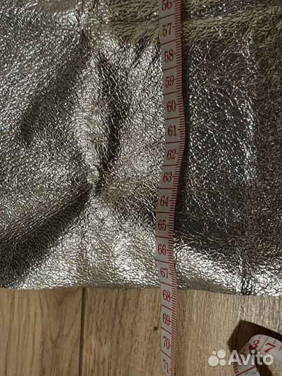 Кожа серебро