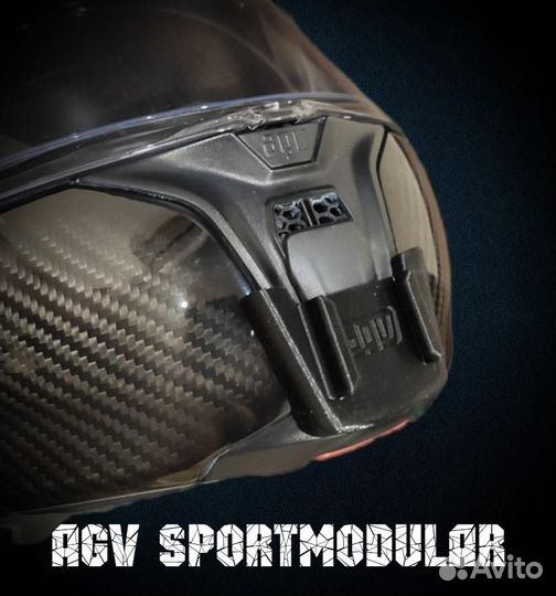 Крепление камеры GoPro Мотошлем AGV Sportmodular