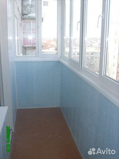 Лоджия пластиковая 6 метров теплая с отделкой