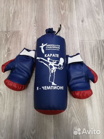 Детская боксерская груша и перчатки
