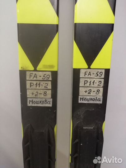 Лыжи беговые fisher коньковые171до40кг