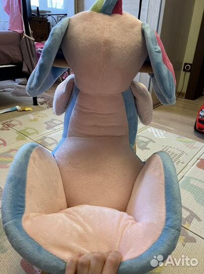 Детская качалка слон мягкая