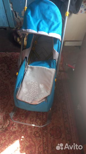 Детские зимние санки