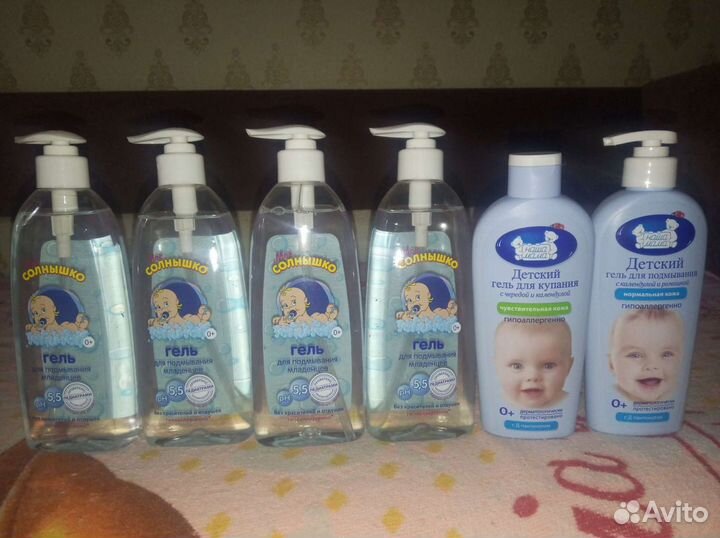 Гели для подмывания детские