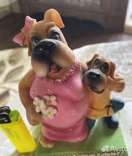 Фигурка интерьерная. Цветное стекло