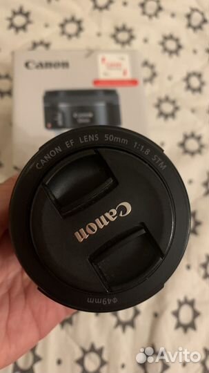 Объектив Canon EF 50мм 1.8 stm